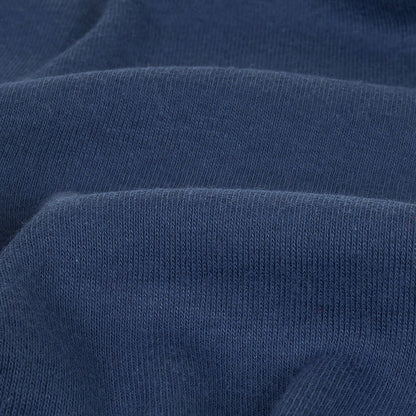 Cotton Tubular 1x1 Rib Knit - Sargasso Sea Blue Detail