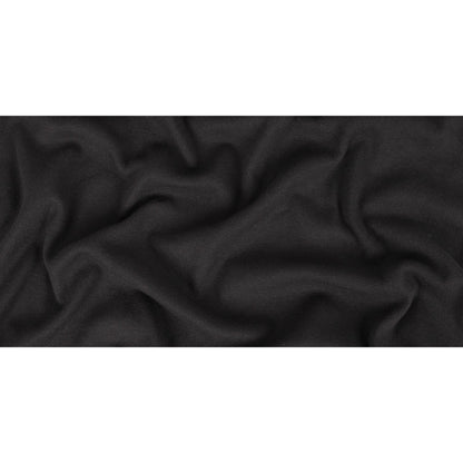 Cotton Tubular 1x1 Rib Knit - Black Full