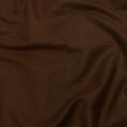 Brown Brushed Cotton Twill Flannel