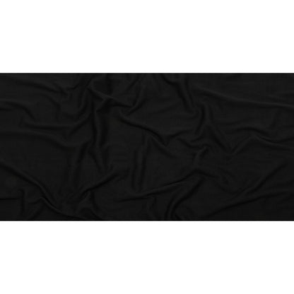 Faded Black Cotton Tubular 1x1 Rib Knit Full