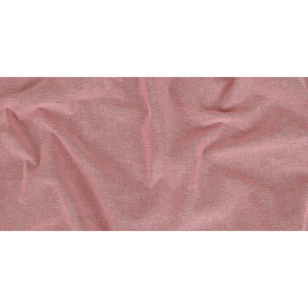 Red and White Yarn Dyed Cotton Shirting Full
