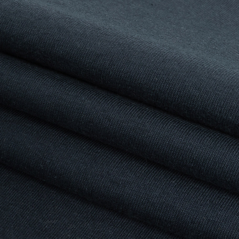 Tubular Cotton Jersey - Navy Folded