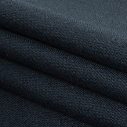 Tubular Cotton Jersey - Navy Folded