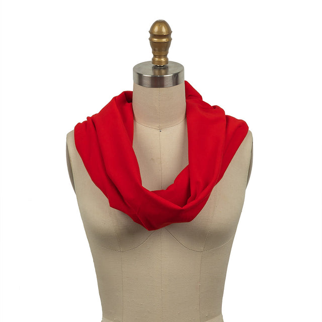 Tubular Cotton Jersey - True Red