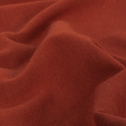 Tubular Cotton Jersey - Rust Detail