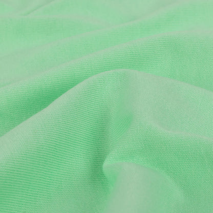 Neon Mint Tubular Cotton Jersey Detail