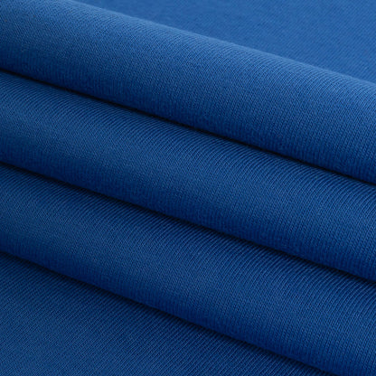 Dazzling Blue Tubular Cotton Jersey Folded