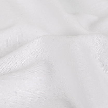 White Tubular Cotton Jersey Detail