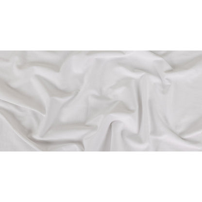 White Cotton Tubular Jersey Full