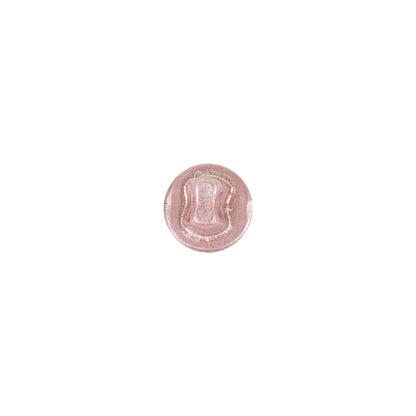 Pearlized Pink Shiny Dome Shaped Shank Back Button - 12L/7.5mm Detail
