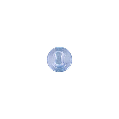 Pearlized Periwinkle Shiny Dome Shaped Shank Back Button - 12L/7.5mm Detail