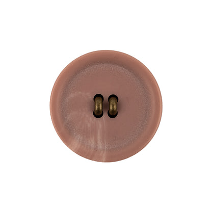 Rose Prove and Brass Shallow Plate Plastic and Metal Shank Back Button - 36L/23mm