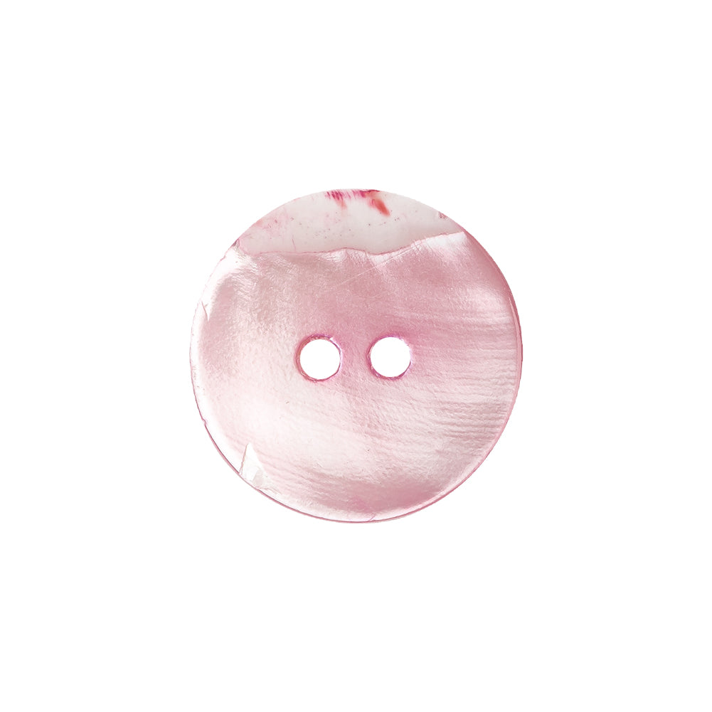 Crocus Pink Moon Shallow Plate 2-Hole Plastic Button - 32L/20mm Detail