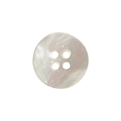Seedpearl Iridescent Shallow Plate 4-Hole Plastic Button - 32L/20mm Detail