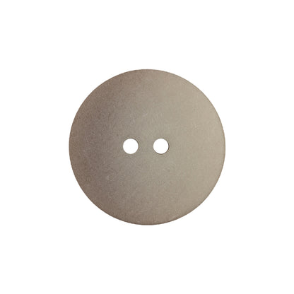 Opal Gray Matte Low Convex 2-Hole Plastic Button - 36L/23mm