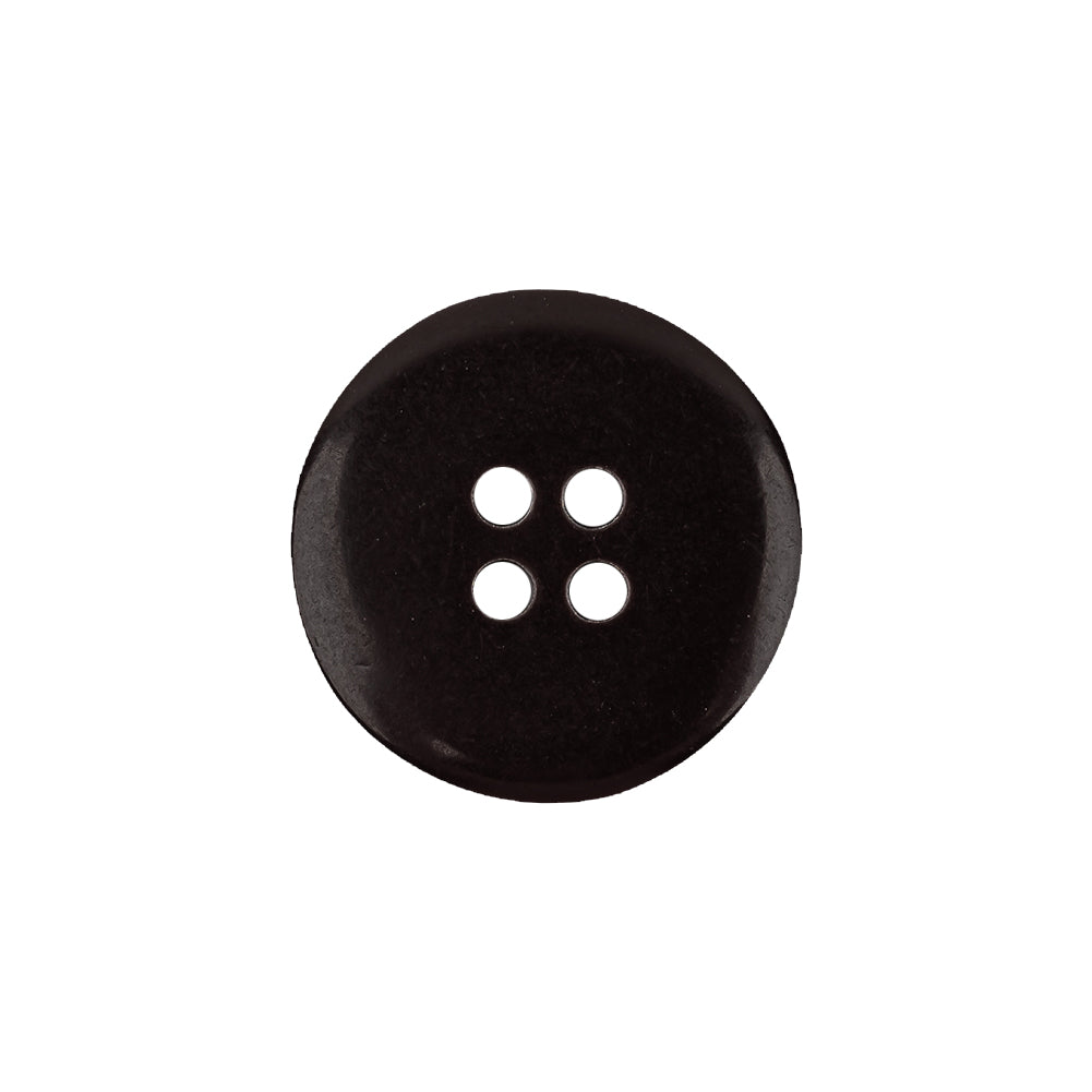 Famous NYC Designer Brown Shallow Plate 4-Hole Blazer Button - 32L/20mm Detail