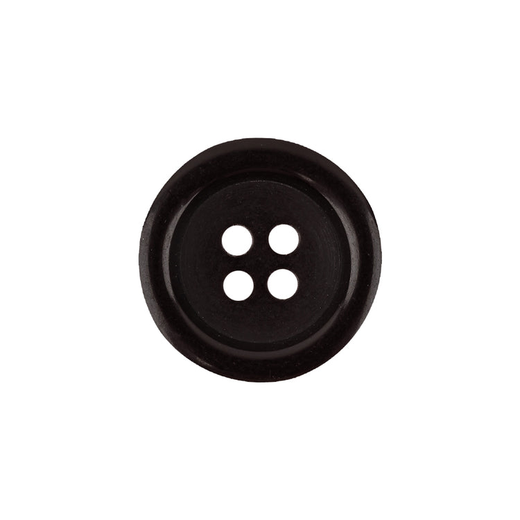 template--25130090922057__main-Famous NYC Designer Brown Shallow Plate 4-Hole Blazer Button - 32L/20mm