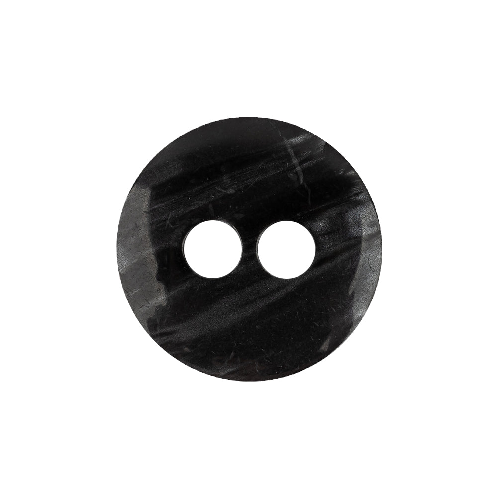 Italian Thunder Storm Gray Tiny Mound 2-Hole Plastic Blazer Button - 36L/23mm Detail