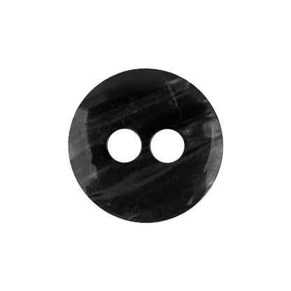 Italian Thunder Storm Gray Tiny Mound 2-Hole Plastic Blazer Button - 36L/23mm Detail