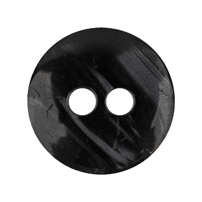 Italian Thunder Storm Gray Tiny Mound 2-Hole Plastic Blazer Button - 44L/28mm Detail