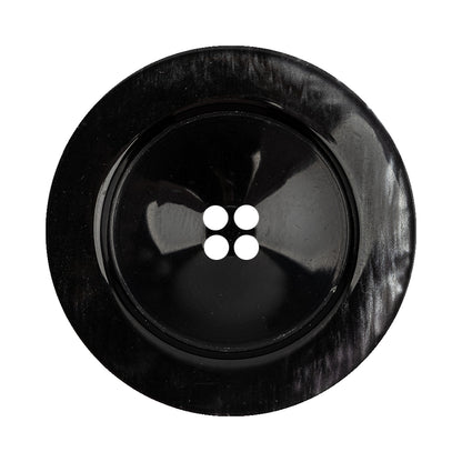 Italian Thunder Storm Semi-Iridescent 4-Hole Plastic Blazer Button - 54L/34mm