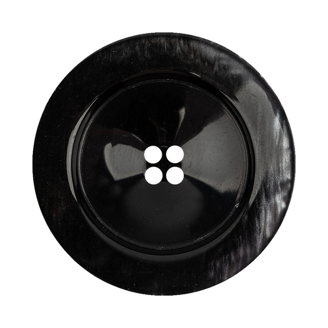 Italian Thunder Storm Semi-Iridescent 4-Hole Plastic Blazer Button - 54L/34mm