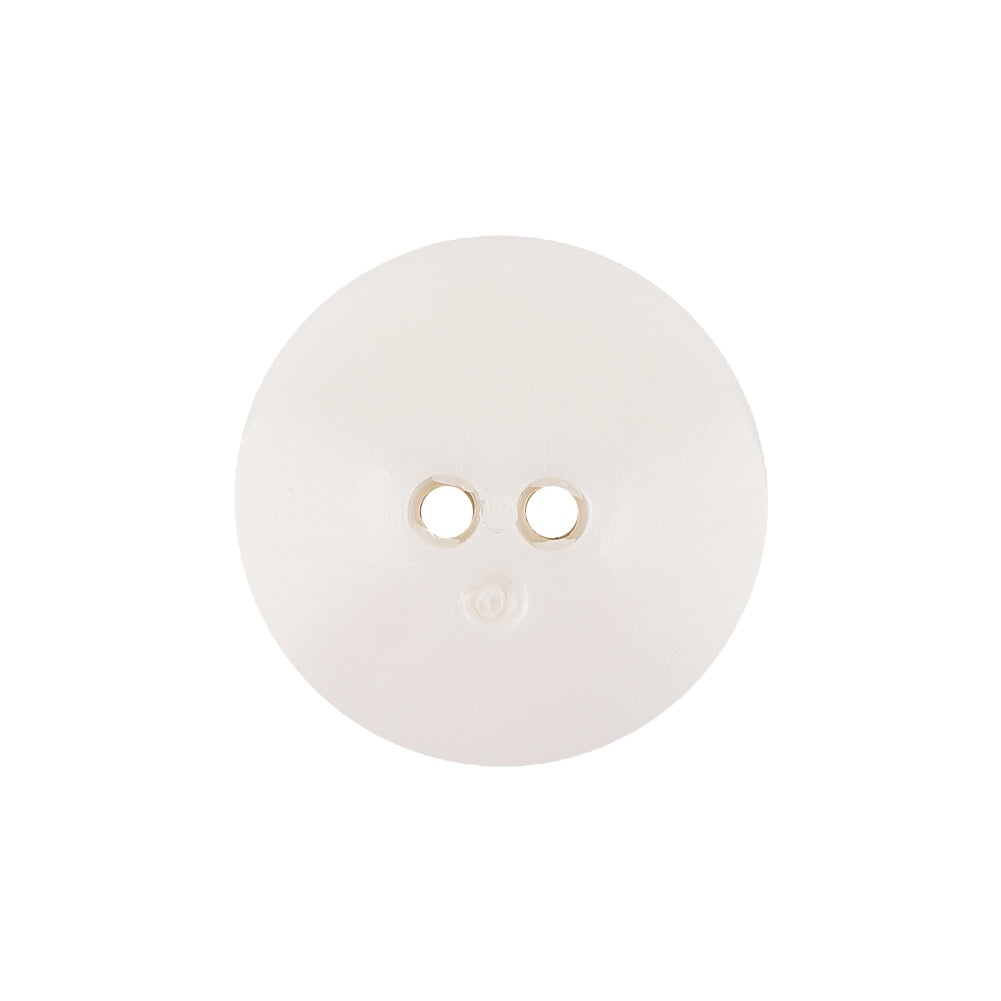 Italian White Abstract Textured Plastic Jacket Button - 36L/23mm Detail