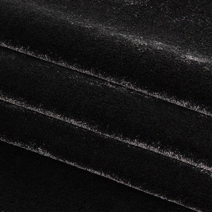 Ralph Lauren Black Silk and Viscose Velvet Folded