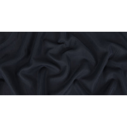 Navy Thick Cotton and Rayon Twill Full