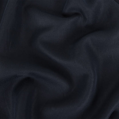 Navy Thick Cotton and Rayon Twill