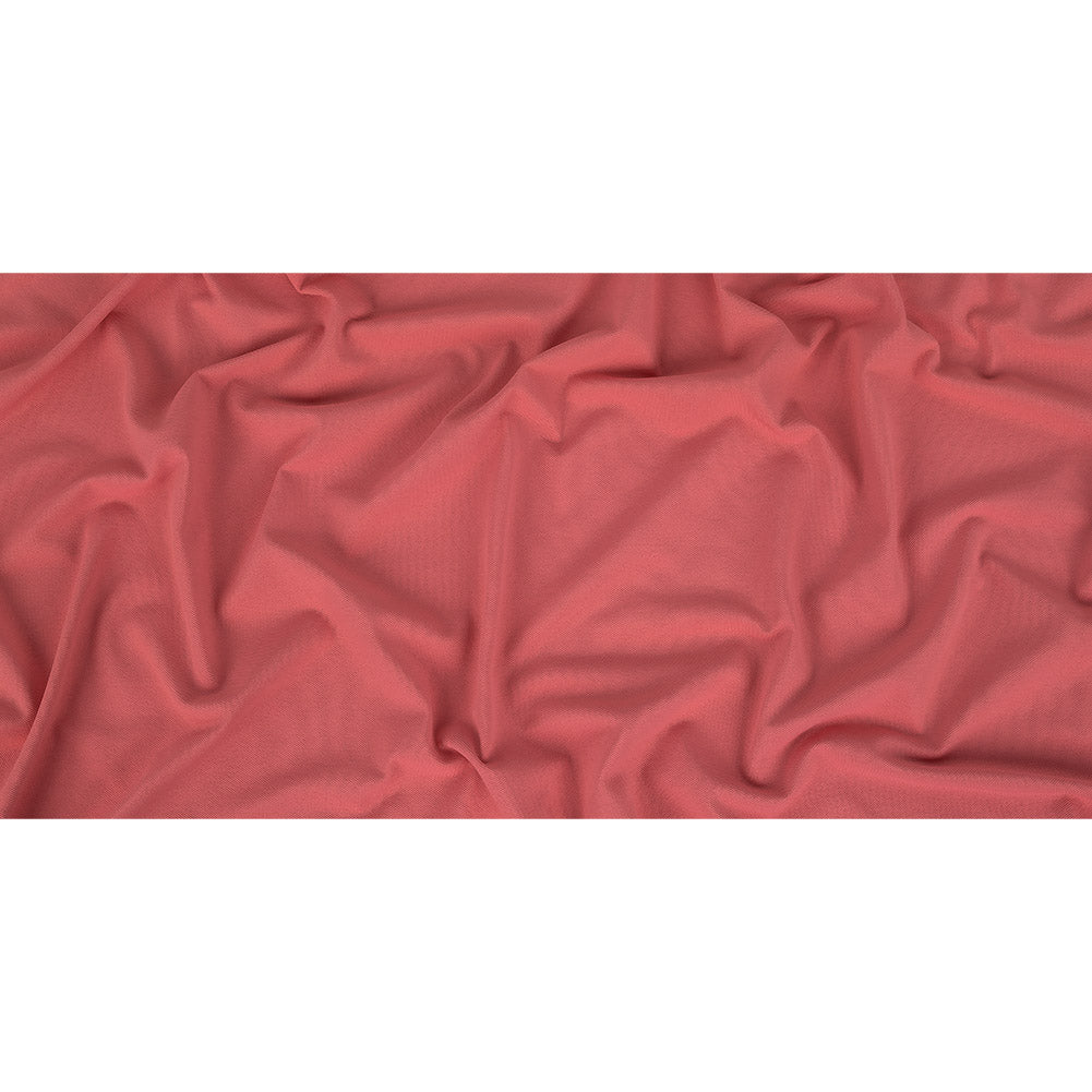 Bubblegum Pink Stretch Polyester Pique Knit Full
