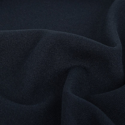 Navy Polyester Interlock Knit Detail