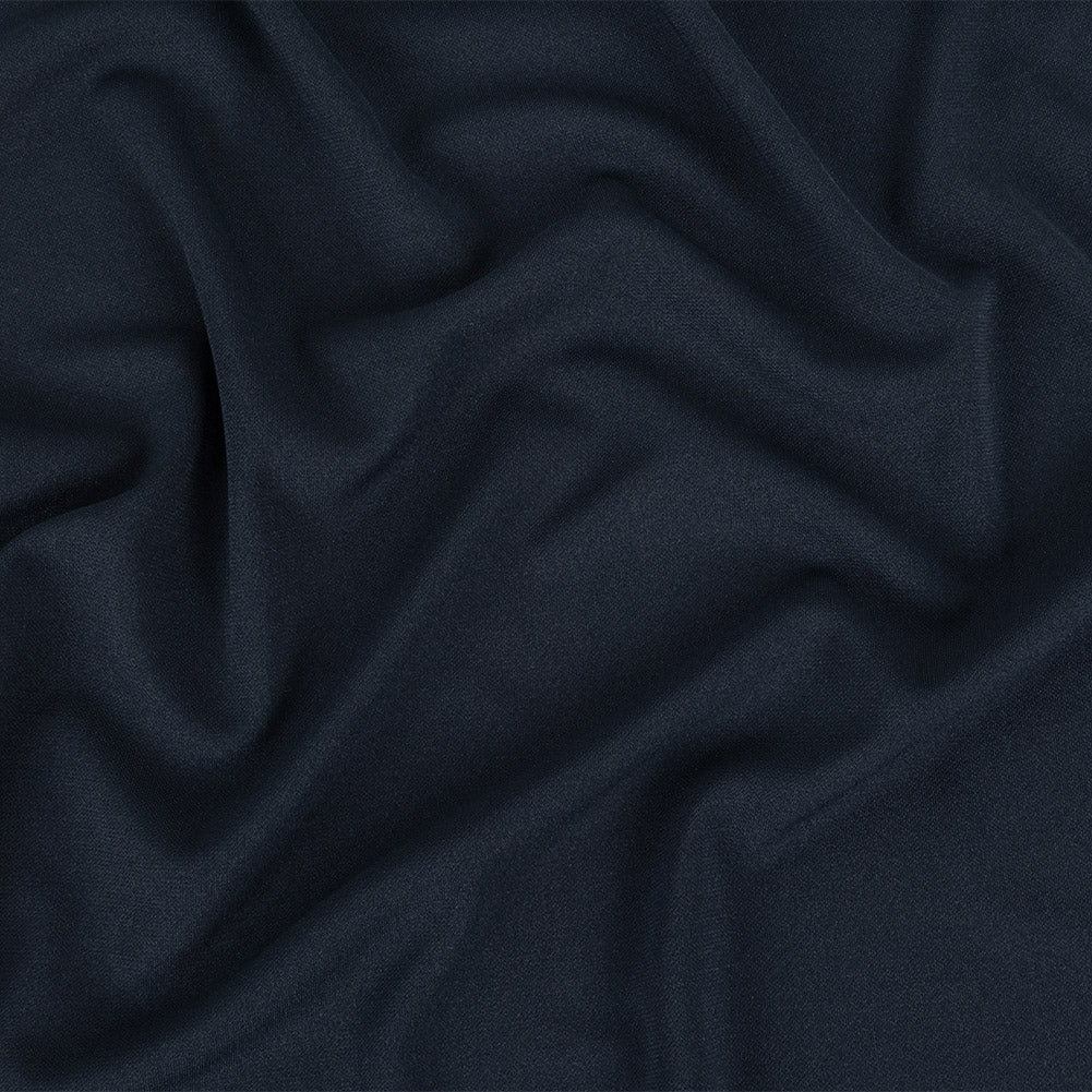 Navy Polyester Interlock Knit