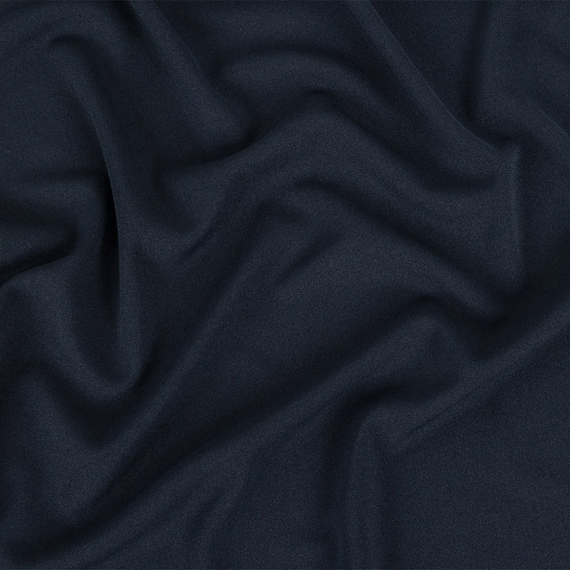 Navy Polyester Interlock Knit
