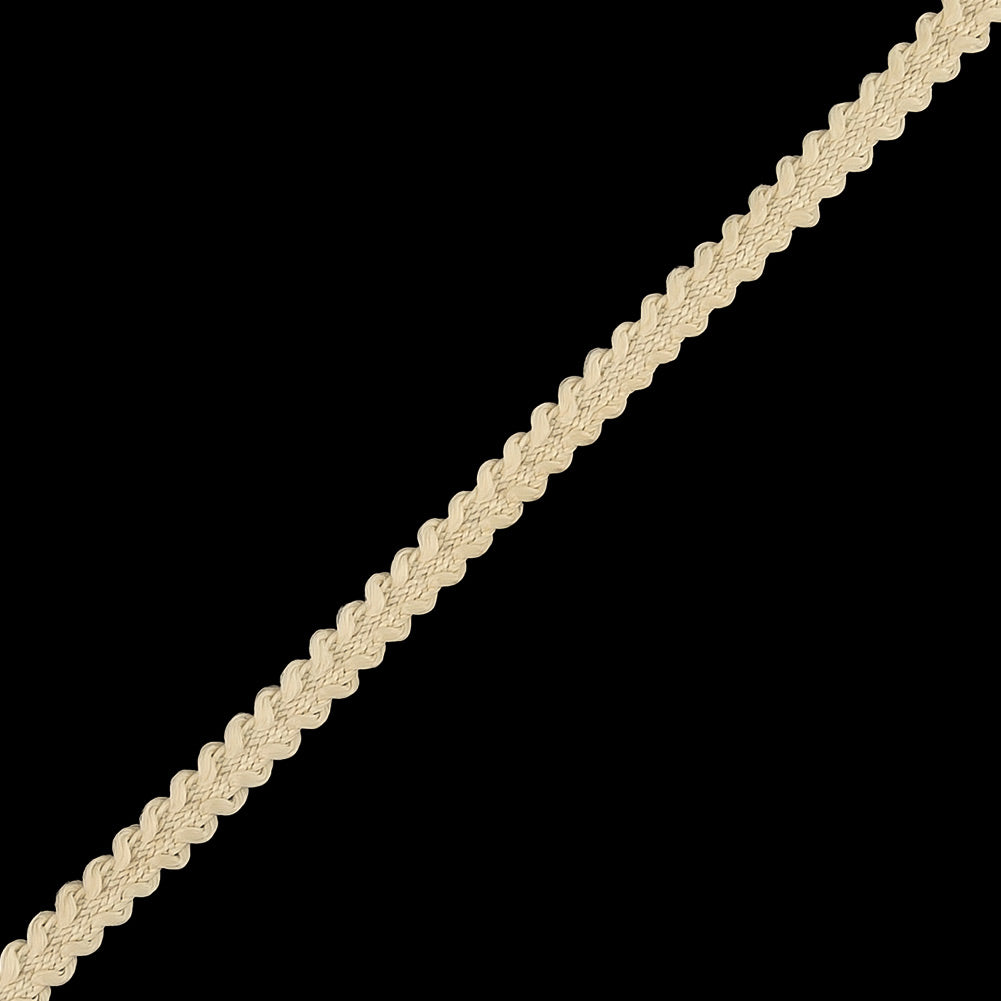 Papyrus Cotton Blend Braided Trim - 0.25" Detail