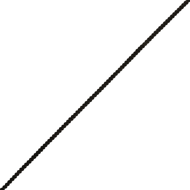 Black Braided Trimming - 0.1875"
