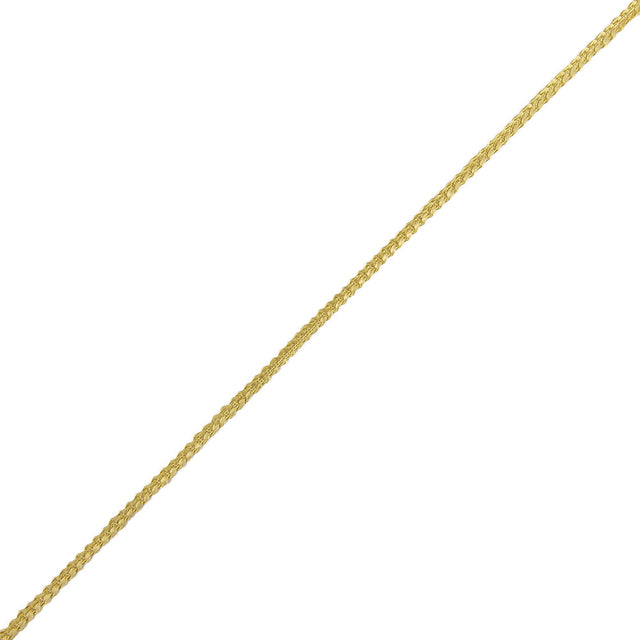 Yellow Cotton Blend Braided Trim - 0.1875"