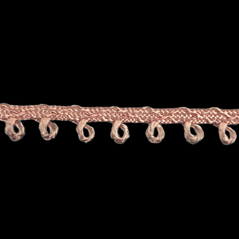 Chintz Rose Picot Edged Cotton Blend Braided Trim - 0.1875" Detail