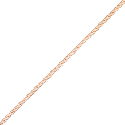Baby Pink Twisted Cord - 2.5mm Detail