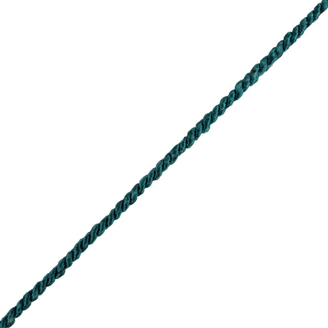 Ocean Blue Cotton Blend Twisted Cord - 3mm