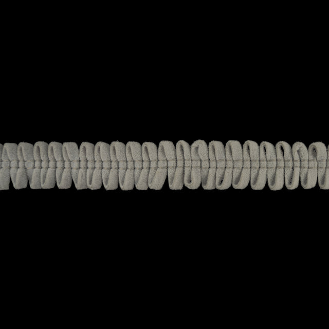 Cool Gray Loopy Faux Suede Trim - 0.625"