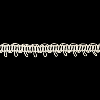 Tofu Waves and Picots Braided Trim - 0.5" Detail