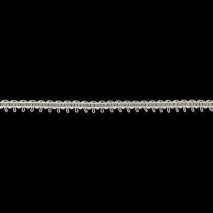 Tofu Waves and Picots Braided Trim - 0.5"