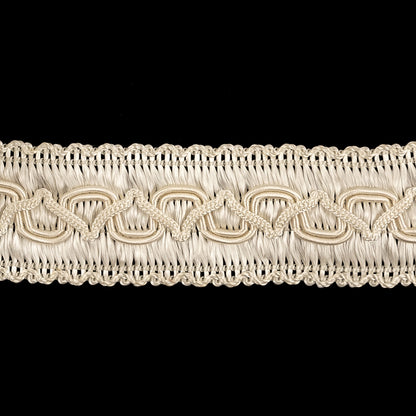 Buttercream Zig Zags and Waves Braided Trim - 1.25" Detail