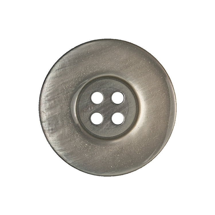 template--25130090922057__main-Iridescent Silver Blue and Brown Ombre 4-Hole Dish Style Jacket Button - 40L/25.5mm