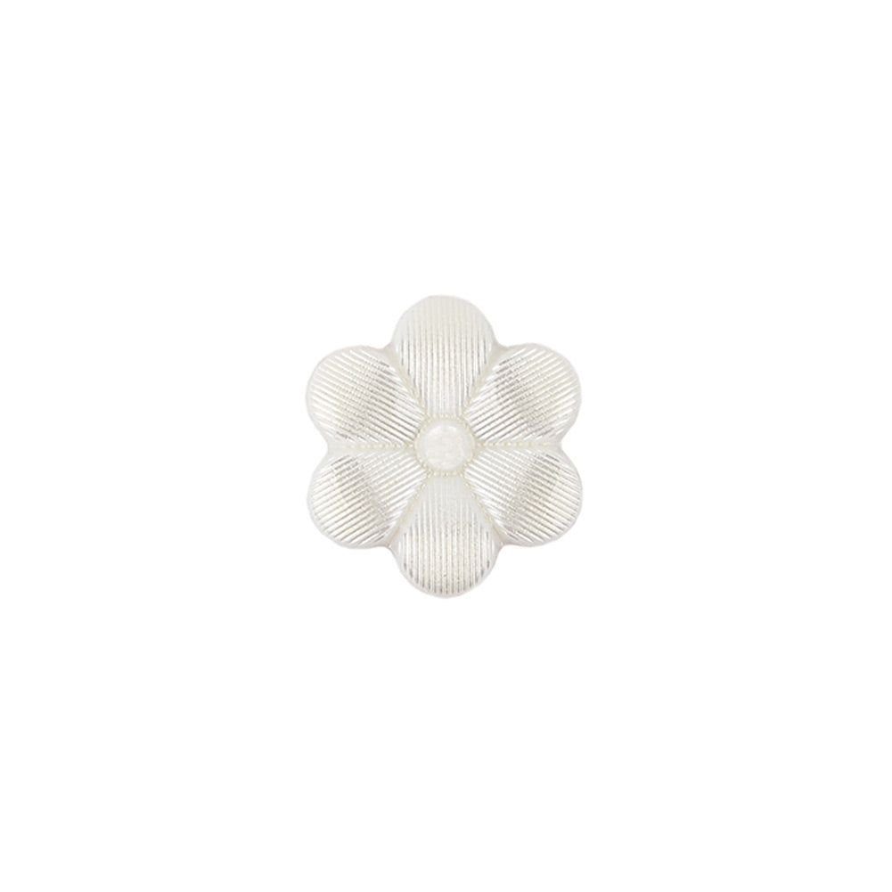 Italian Pearl Icing Flower Shank Back Nylon Button - 20L/12.5mm