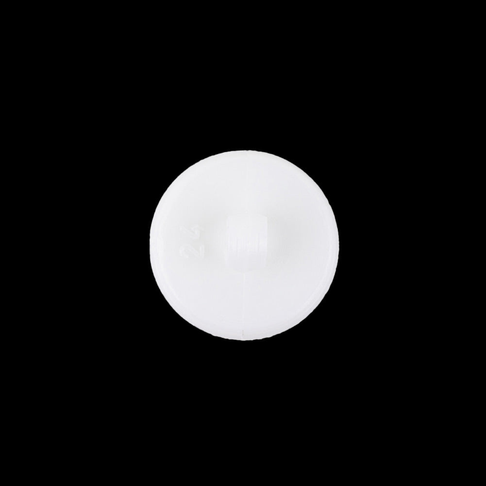 Italian Sugar Swizzle Floral Molded Shank Back Nylon Button - 24L/15mm Detail