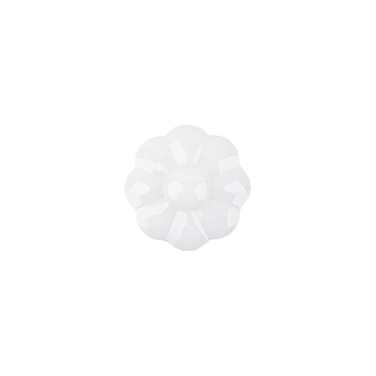 template--26688905969737__main-Italian White Faceted Shank Back Flower Button - 20L/12.5mm