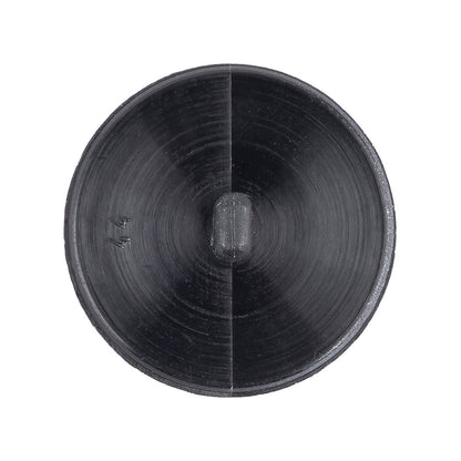 Italian Matte Steel Faceted Metal Look Shank Back Button - 44L/28mm Detail