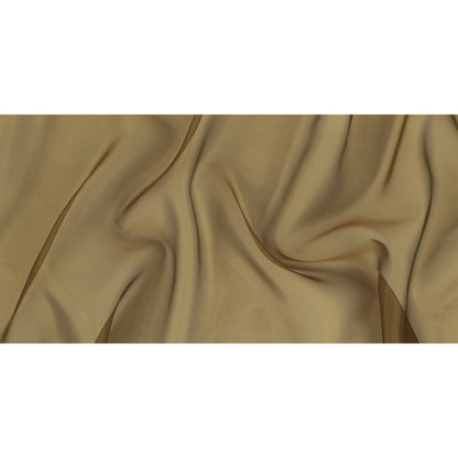 Golden Olive Polyester Organza Full